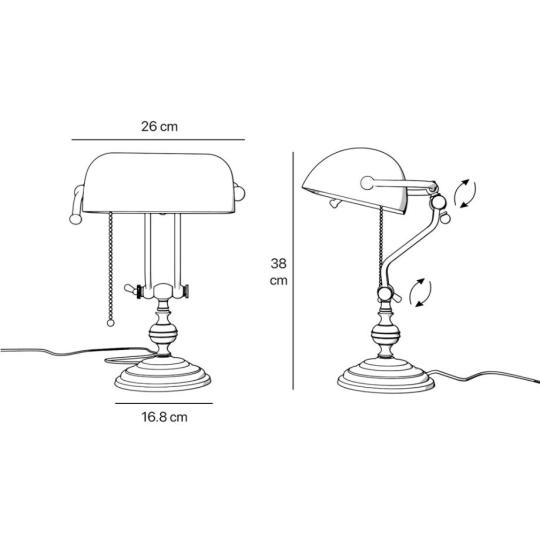 klasszikus banklampa konyvtar art deco asztali lampa zold uvegbura arany polgari iroda ugyvedi lampa asztalra vilagitas exkluziv luxus retro vintage lampak lameridiana.jpg
